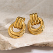 Sophie | Waterproof 18K Gold Layered Hoop Earrings