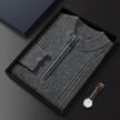 Men’s Half Turtleneck Zipper Sweater
