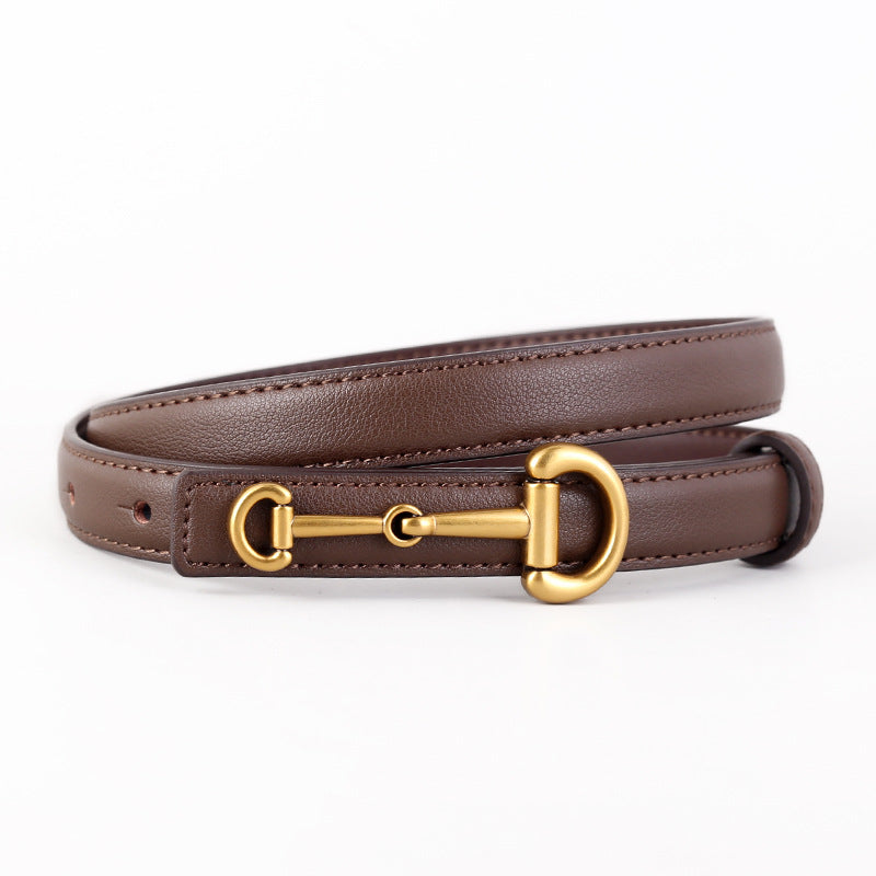 Lara Gold Buckle Belt