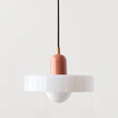 Colorful Glass Pendant Lamp with Adjustable Suspension