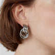 Sophie | Waterproof 18K Gold Layered Hoop Earrings