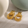 Sophie | Waterproof 18K Gold Layered Hoop Earrings