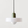 Colorful Glass Pendant Lamp with Adjustable Suspension