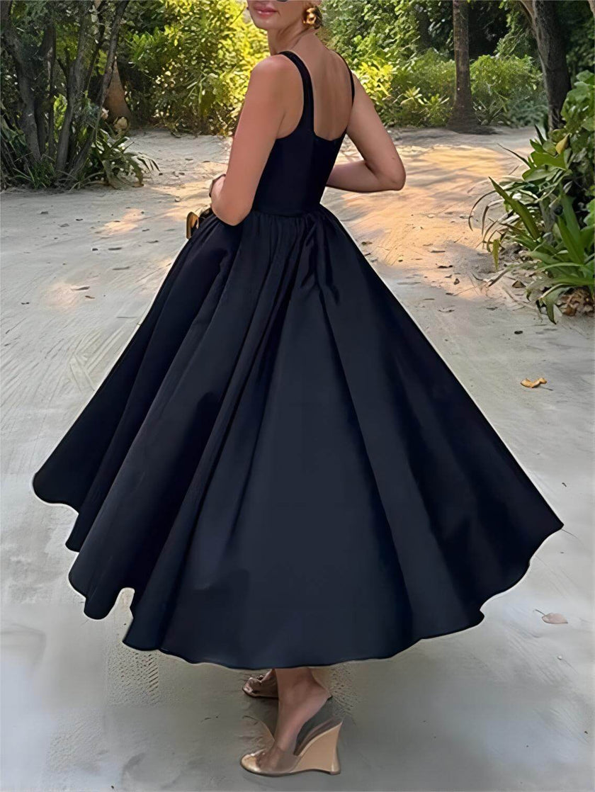 Off-Shoulder Strapless Sleeveless Women's Maxi Dress