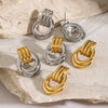 Sophie | Waterproof 18K Gold Layered Hoop Earrings