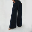 Denim Jeans Women Wide Leg Drawstring
