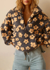 Cozy Floral Fleece Pullover - 2