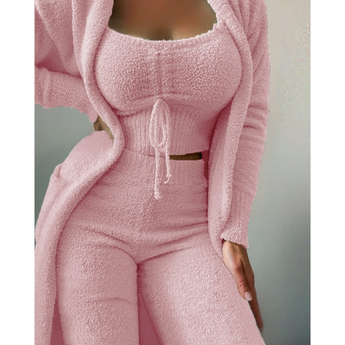 Tilde | Cozy 3-Piece Teddy Loungewear Set