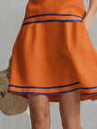 Orange Linen Sleeveless Mini Elegant Dress Elegant | Evening Dress