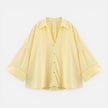 Lightweight women's summer blouse by FJØRNA, loose fit vacation shirt with airy fabric and relaxed style.