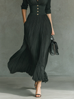 Pleated Maxi Dress For Women