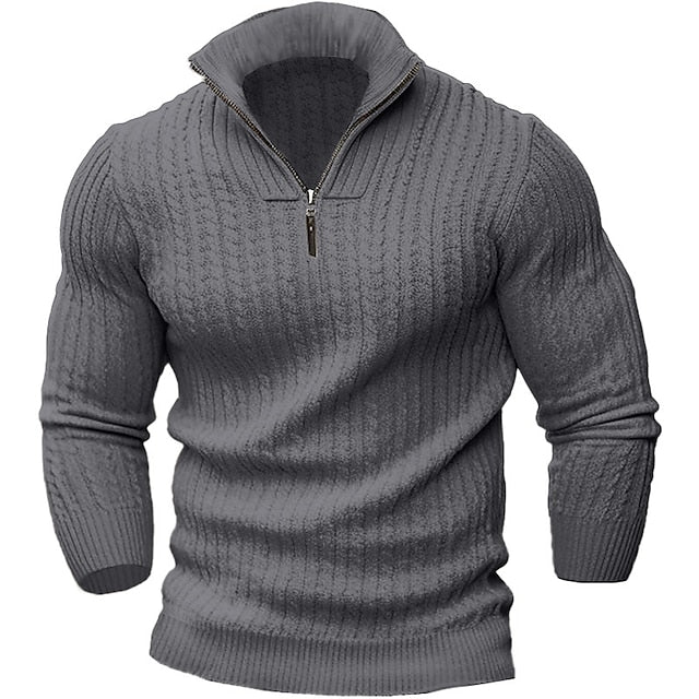 Half-Zip Sweater Modern Style