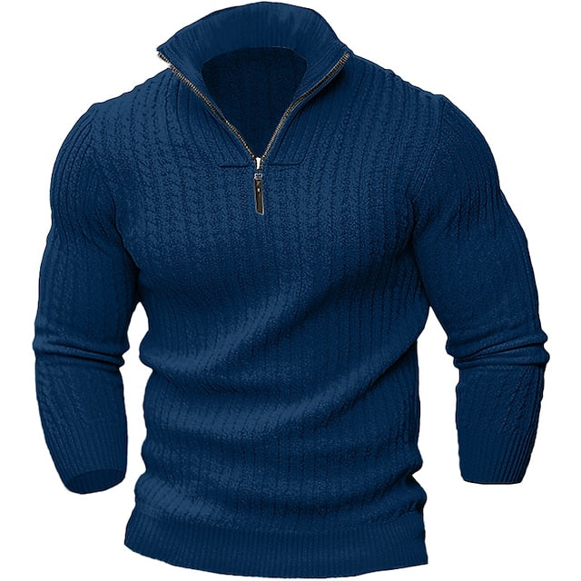 Half-Zip Sweater Modern Style