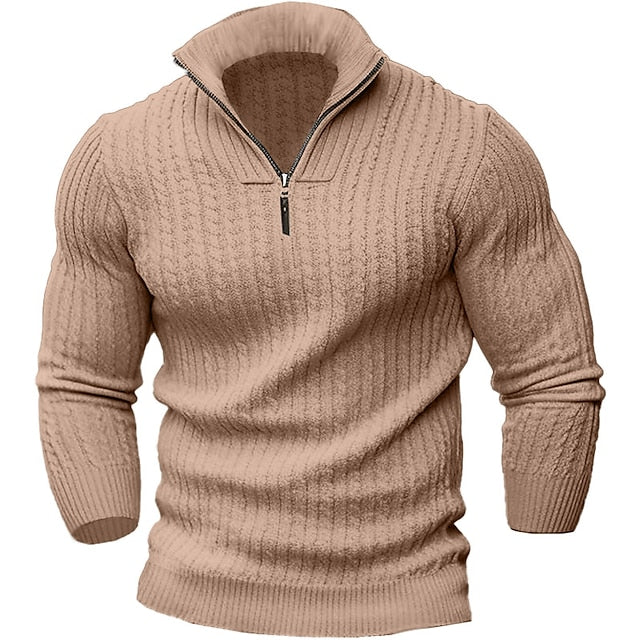 Half-Zip Sweater Modern Style