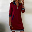Chic Long Sleeve Cotton Dress | Women's Mini, Midi & Maxi Dress