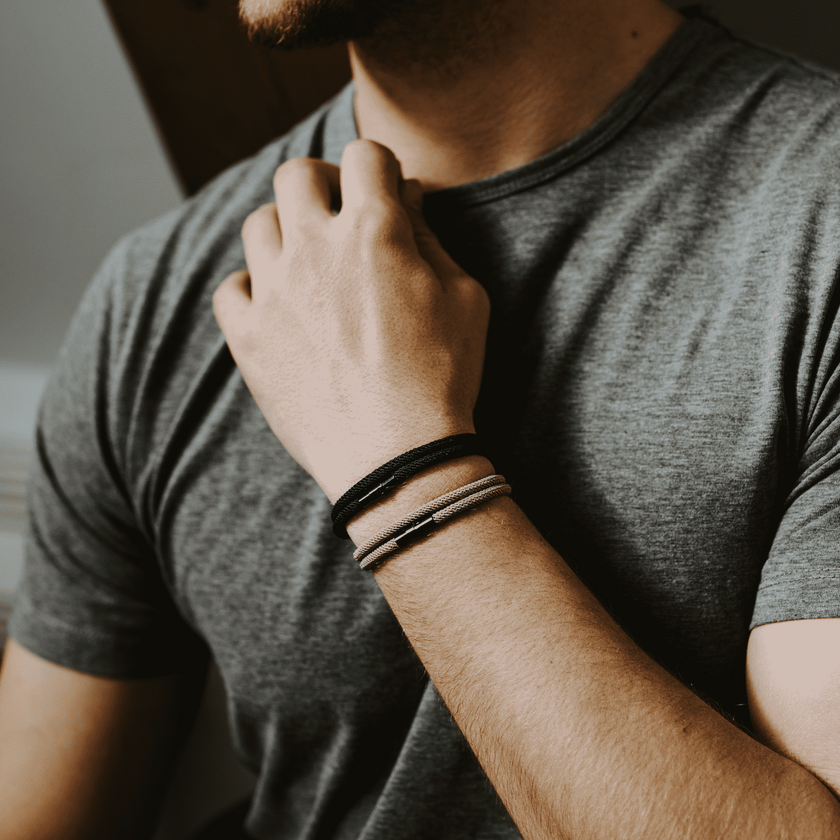 Ara - Milan Magnetic Rope Bracelet – Brown Edition