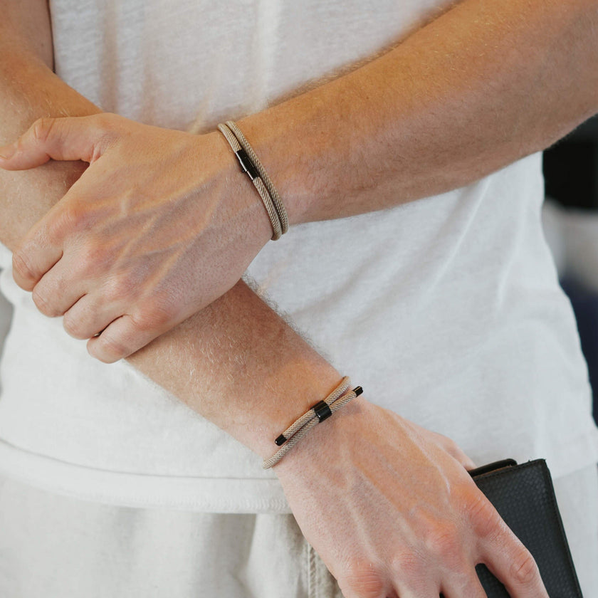 Ara - Milan Magnetic Rope Bracelet – Brown Edition