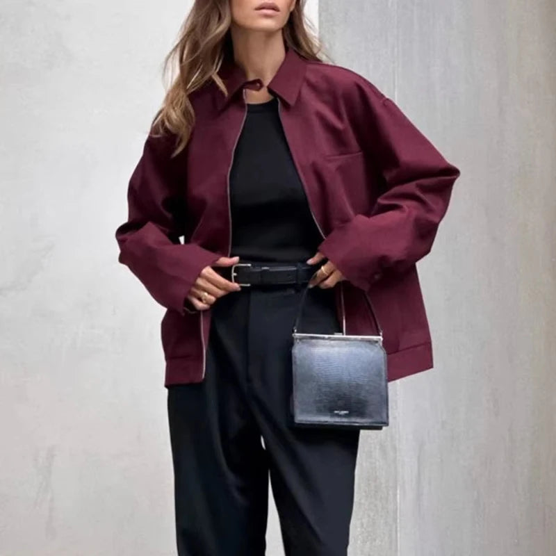 Mia – Jumper + Women’s - Stylish/Loose | Bomber Jacket 1