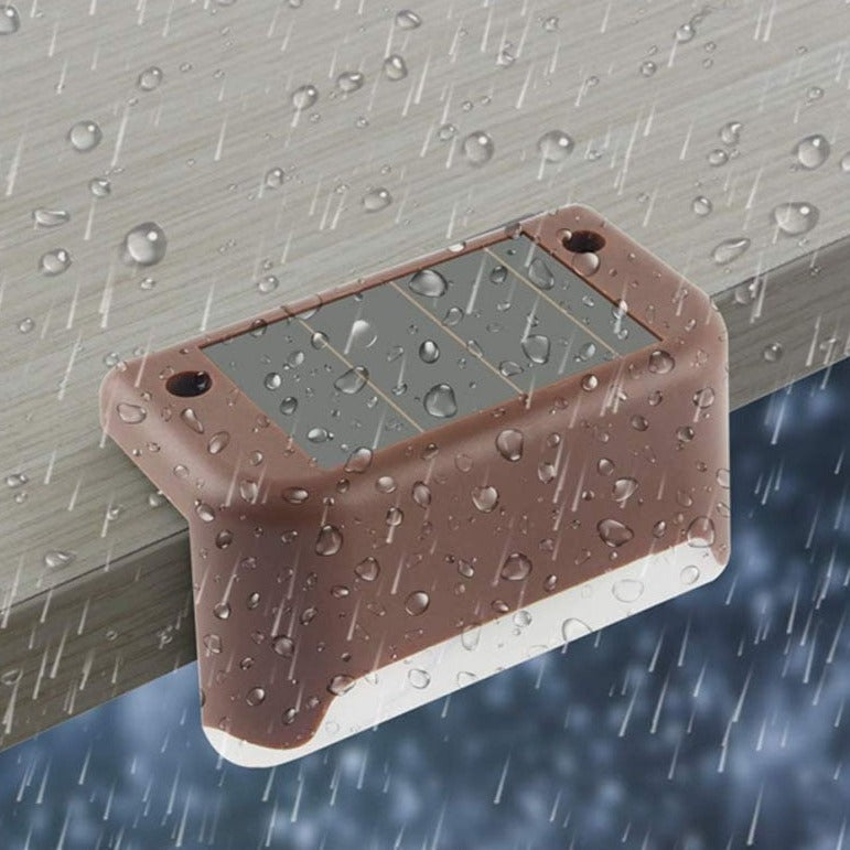 Solar-Powered LED Glow Step Lights | Weather-Resistant Design