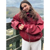 Ava – Leather Bomber Jacket Women - Stylish & Cozy | Outerwear 1