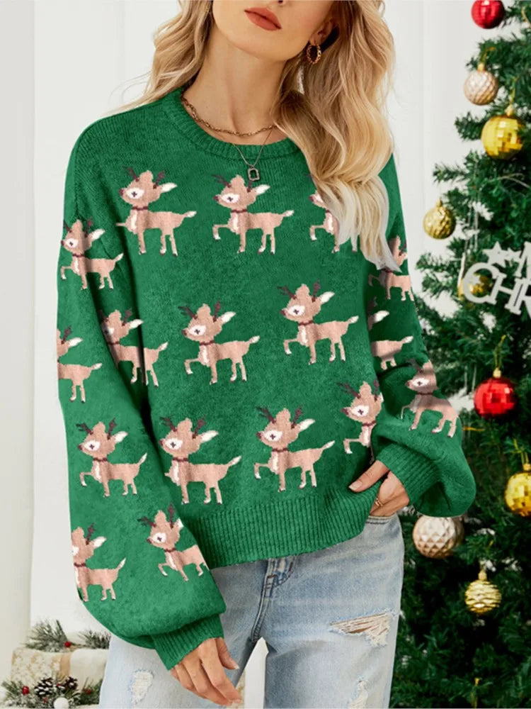 Clara – Christmas Jumper Women's Fun Pattern | Pullover 1