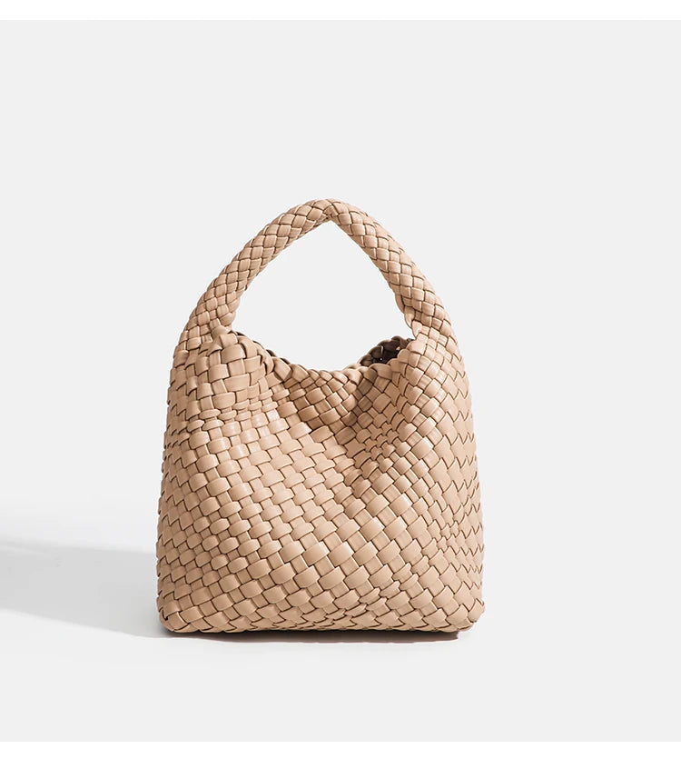 Selma | Woven Leather Shoulder Hand Bag