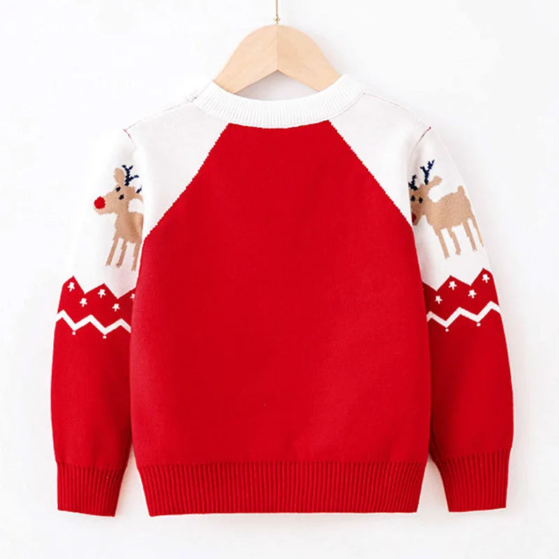 Oliver – Christmas Jumper Mens - Cozy Cartoon Style | Knitted Pullover 4