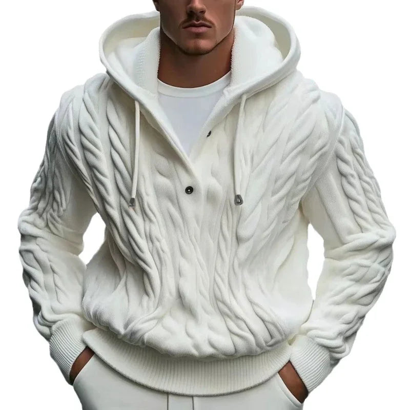 Max – Hoodie for Men - Cozy Spliced Style | Sweatshirt 4