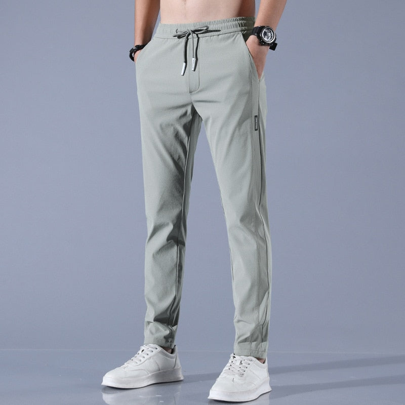 James | Men’s Slim-Fit Jogger Trousers with Drawstring Waist