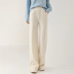 FJØRNA women's merino wool wide-leg joggers featuring a relaxed fit and soft, cozy fabric for comfortable everyday wear.