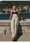 FJØRNA women's knit top featuring a cozy, fitted design with a ribbed texture and long sleeves, perfect for casual wear.