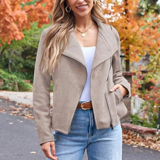 Ava – Leather Jacket + Women’s - Stylish Casual | Short Coat 1