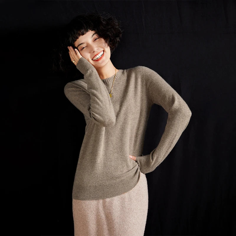 Clara – Cashmere Sweater Women’s Cozy Crew Neck | Sweater 25