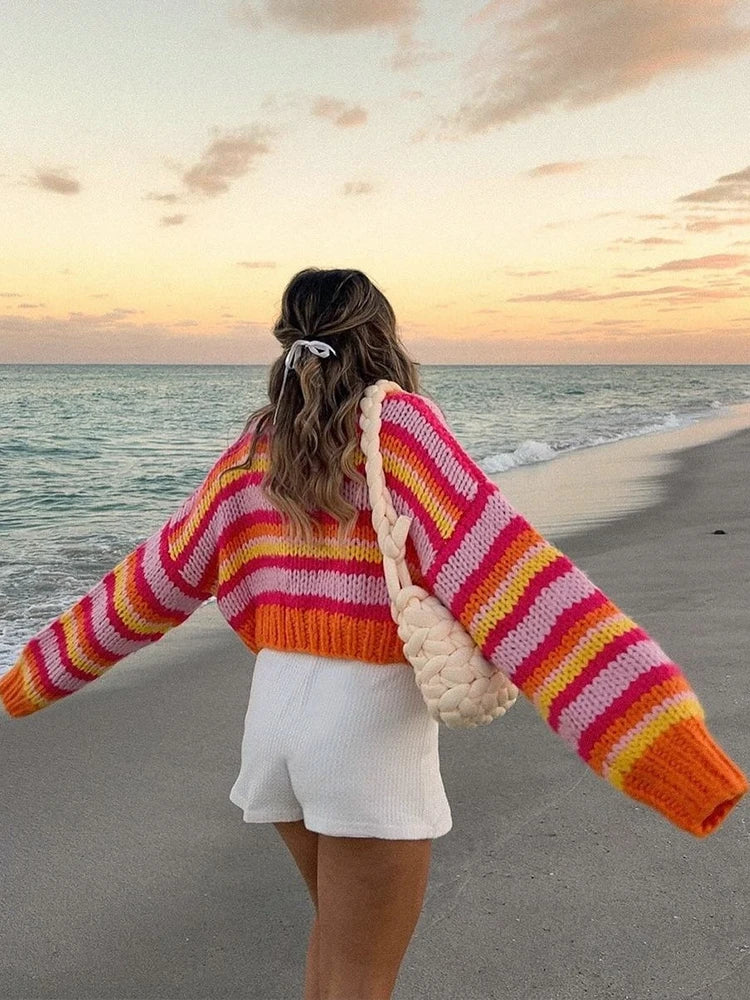 Mia – Crew Neck + Women’s - Casual/Chic | Sweater 3