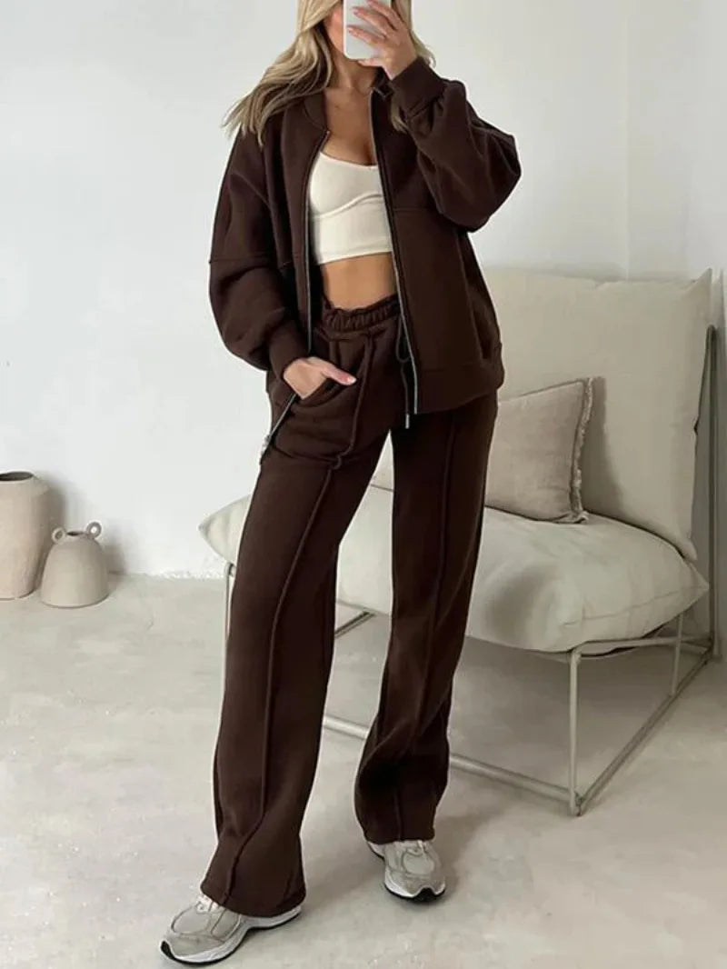 Casual Sports Set with Jacket and Pants 3