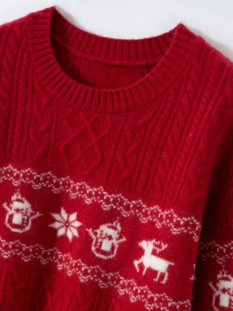 David – Christmas Jumper Mens - Cozy Jacquard | Pullover 2
