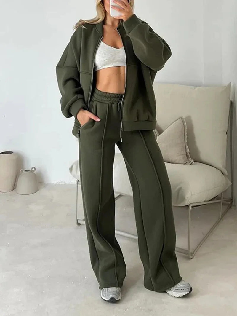 Casual Sports Set with Jacket and Pants 4