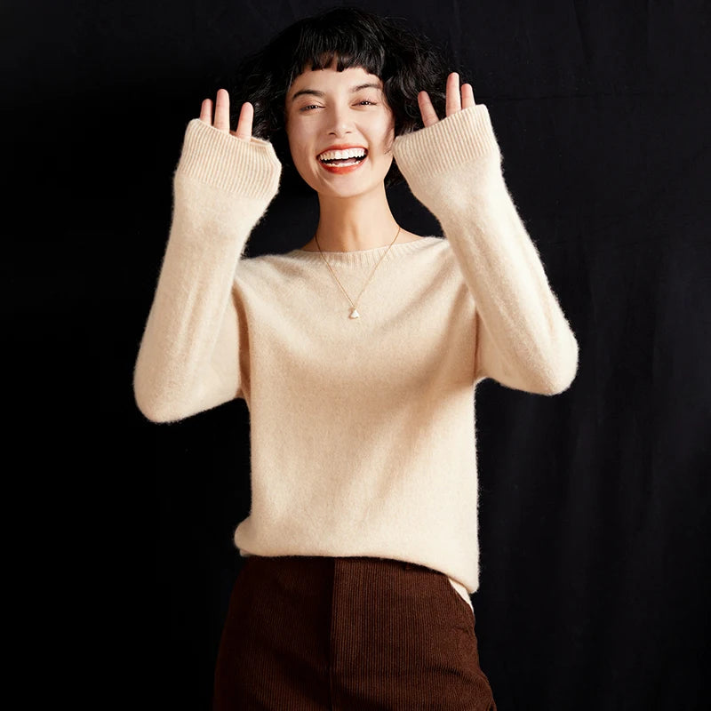 Clara – Cashmere Sweater Women’s Cozy Crew Neck | Sweater 6