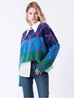 Mia – Crew Neck Women’s Cozy Colorblock Sweater | Pullover 2