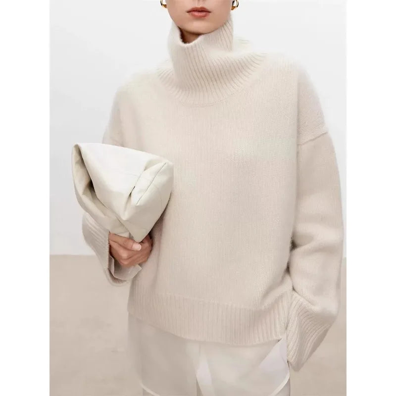Clara – Cashmere Sweater Women - Cozy Turtleneck Style | Sweater 6
