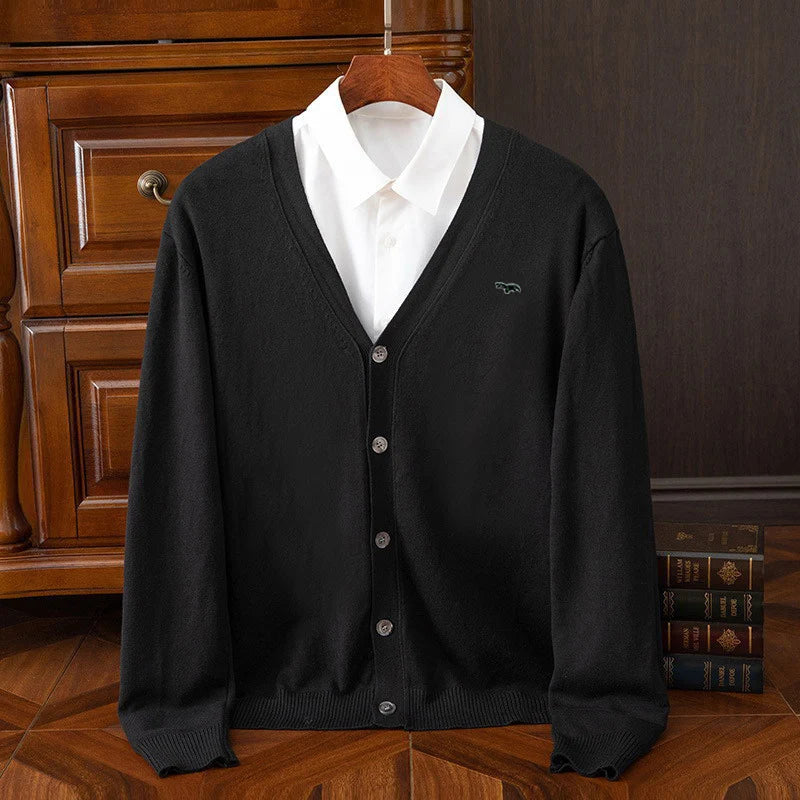 Charles – Mens Cashmere Cardigan + Men’s - Cozy/Chic | Sweater 9
