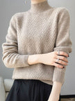 Mia – Turtleneck Top Women’s Chic Knit Sweater 4