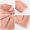 Mia – Leather Jacket + Women’s - Stylish Slim Fit | Biker Coat 4