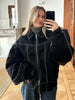 Ava – Leather Bomber Jacket Women - Stylish & Cozy | Outerwear 9