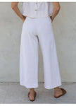 Linen Culotte Trousers Women