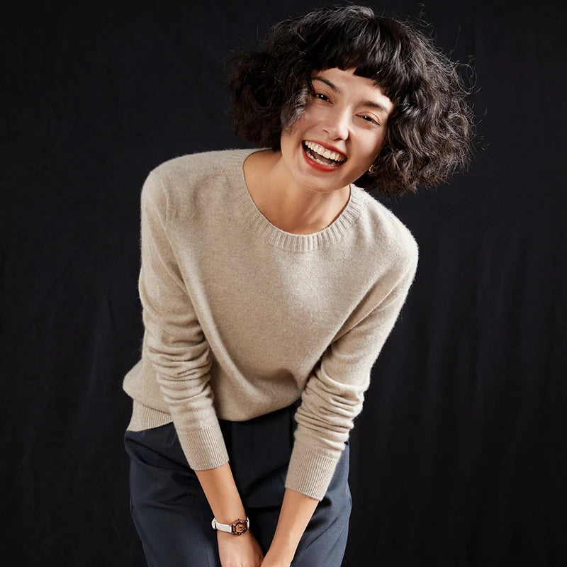 Clara – Cashmere Sweater Women’s Cozy Crew Neck | Sweater 14