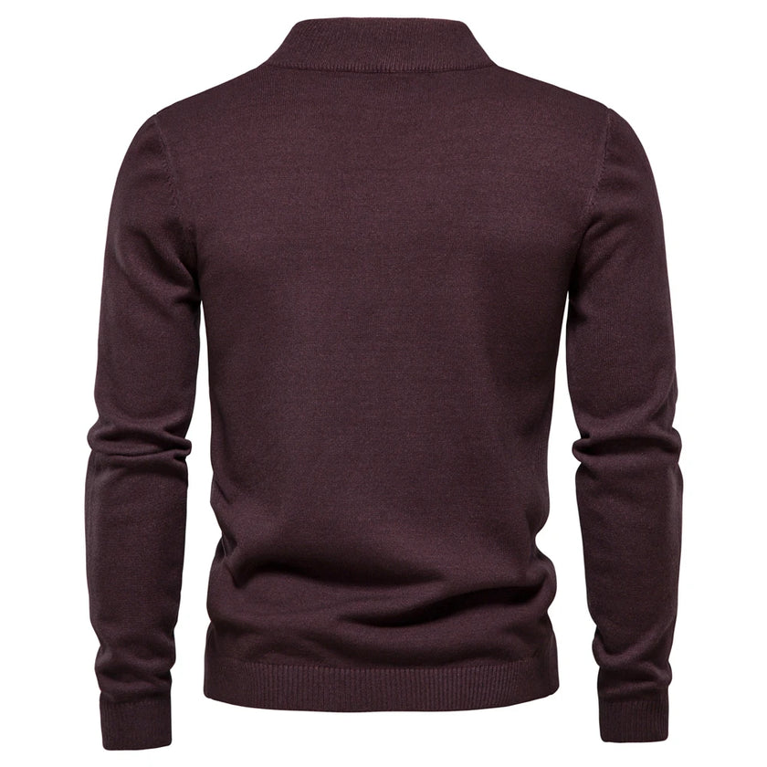 Alex – Crew Neck Men’s Cozy Pullover Sweater | Stylish 4