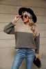 Striped Knit Sweater Soft Acrylic