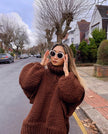 Emma – Black Turtleneck + Women’s - Stylish/Oversized | Sweater 9