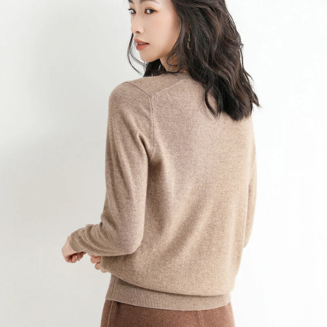 Alex – Crew Neck Women’s Classic Sweater | Soft Merino Wool 2